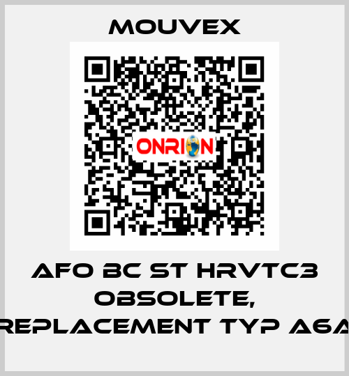 AFO BC ST HRVTC3 obsolete, replacement Typ A6A MOUVEX