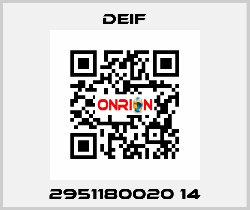 2951180020 14 Deif