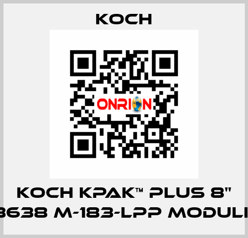 KOCH KPAK™ PLUS 8" 8638 M-183-LPP Module KOCH