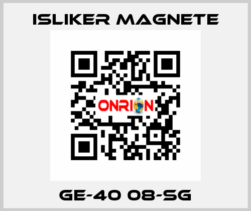 GE-40 08-SG ISLIKER MAGNETE