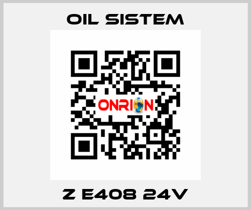 Z E408 24v Oil Sistem