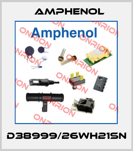 D38999/26WH21SN Amphenol