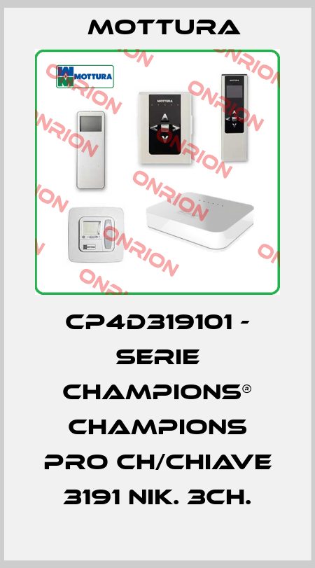 CP4D319101 - SERIE CHAMPIONS® CHAMPIONS PRO CH/CHIAVE 3191 NIK. 3CH. MOTTURA