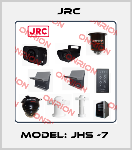Model: JHS -7  Jrc