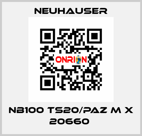 NB100 TS20/PAZ M X 20660  Neuhauser