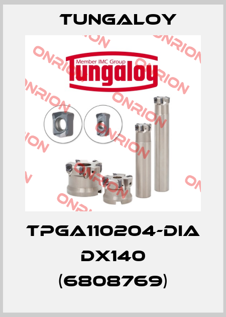 TPGA110204-DIA DX140 (6808769) Tungaloy