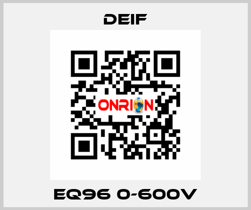 EQ96 0-600V Deif