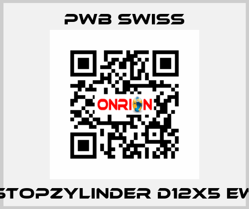 Stopzylinder D12x5 EW PWB Swiss