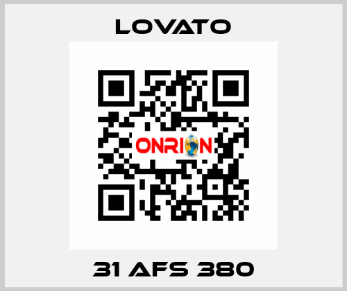 31 AFS 380 Lovato