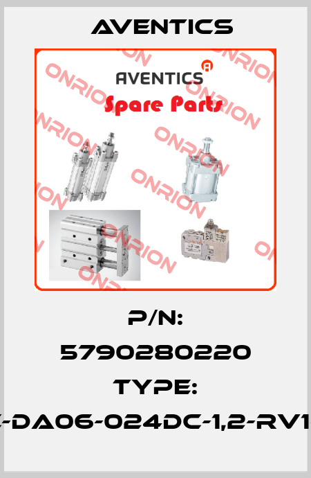 P/N: 5790280220 Type: 3/2NC-DA06-024DC-1,2-RV1-MODI Aventics