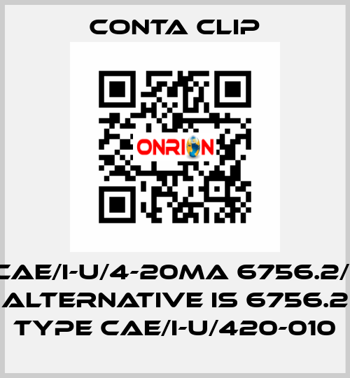 CAE/I-U/4-20mA 6756.2/1 alternative is 6756.2 Type CAE/I-U/420-010 Conta Clip