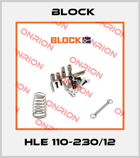 HLE 110-230/12 Block