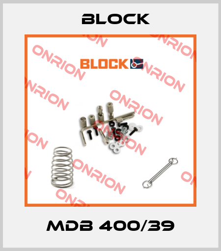MDB 400/39 Block