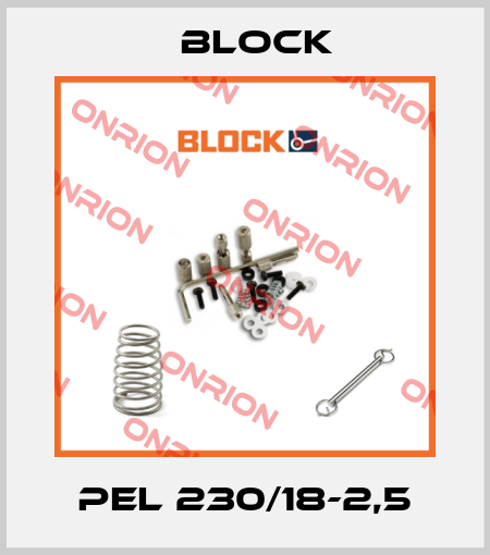PEL 230/18-2,5 Block