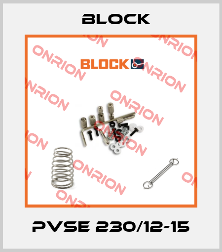 PVSE 230/12-15 Block
