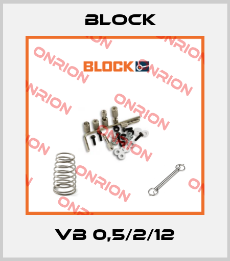 VB 0,5/2/12 Block