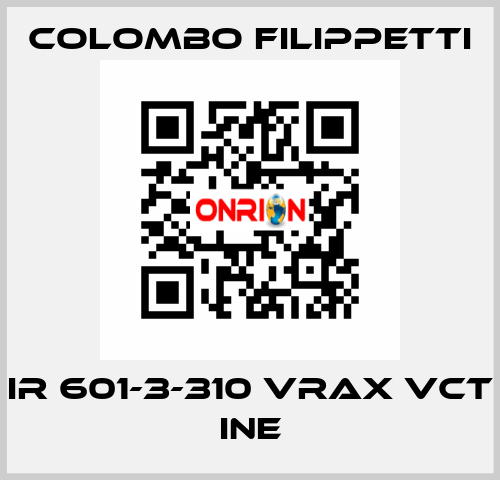 IR 601-3-310 VRAX VCT INE Colombo Filippetti