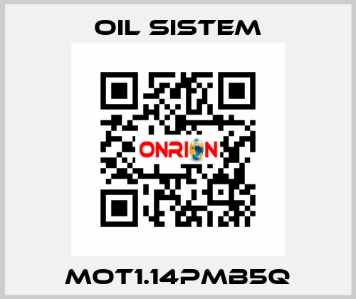 MOT1.14PMB5Q Oil Sistem