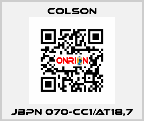 JBPN 070-CC1/AT18,7 Colson