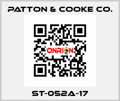 ST-052A-17 Patton & Cooke Co.