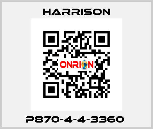 P870-4-4-3360  Harrison