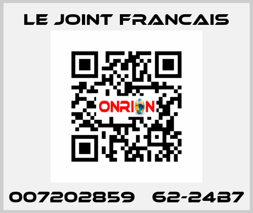 007202859   62-24B7 LE JOINT FRANCAIS