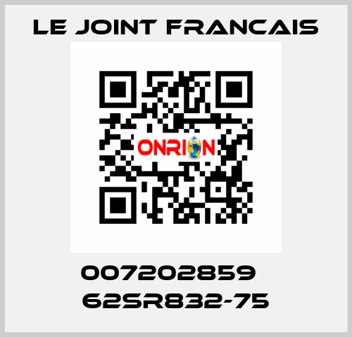 007202859   62SR832-75 LE JOINT FRANCAIS