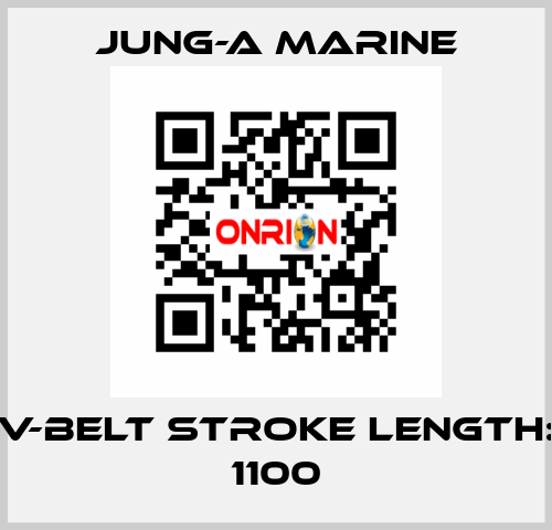 V-belt stroke length: 1100 JUNG-A MARINE