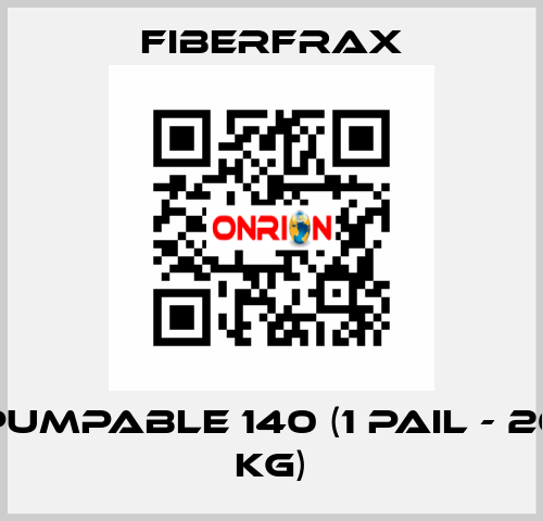 PUMPABLE 140 (1 pail - 20 kg) Fiberfrax