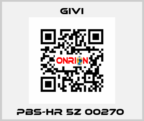 PBS-HR 5Z 00270  Givi