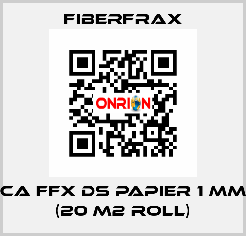 CA FFX DS PAPIER 1 MM (20 m2 roll) Fiberfrax