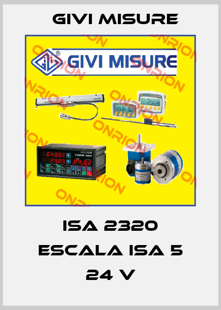 ISA 2320 Escala ISA 5 24 v Givi Misure