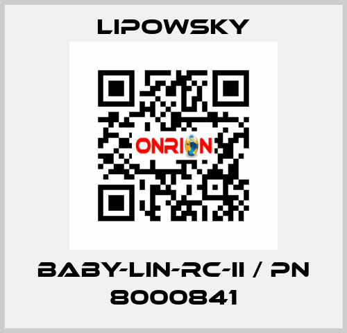 Baby-LIN-RC-II / PN 8000841 Lipowsky