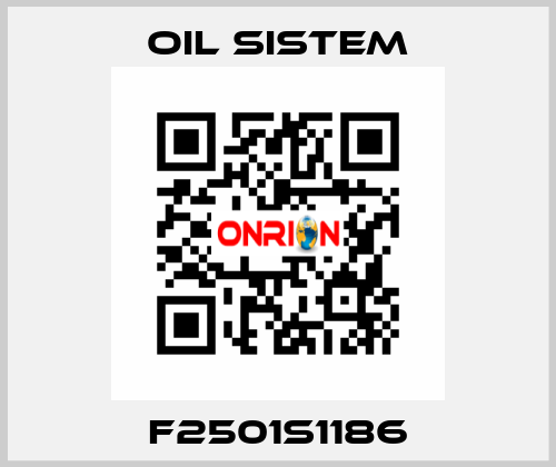 F2501S1186 Oil Sistem