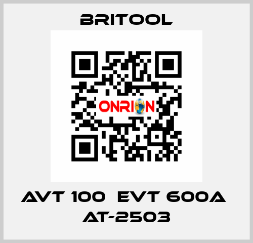 AVT 100  EVT 600A  AT-2503 Britool