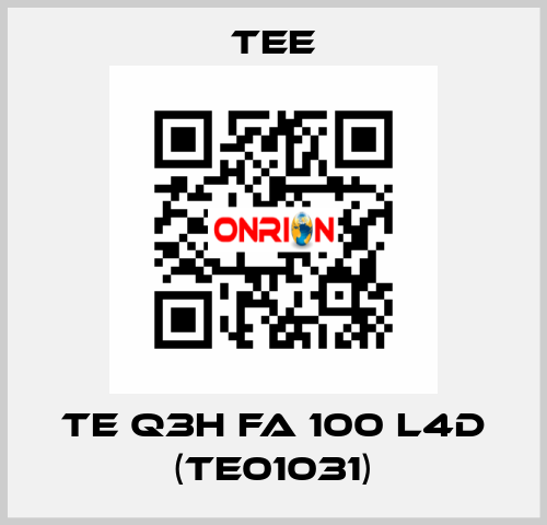 TE Q3H FA 100 L4D (TE01031) TEE