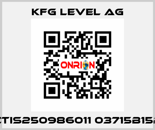 ZTIS250986011 03715B152 KFG Level AG