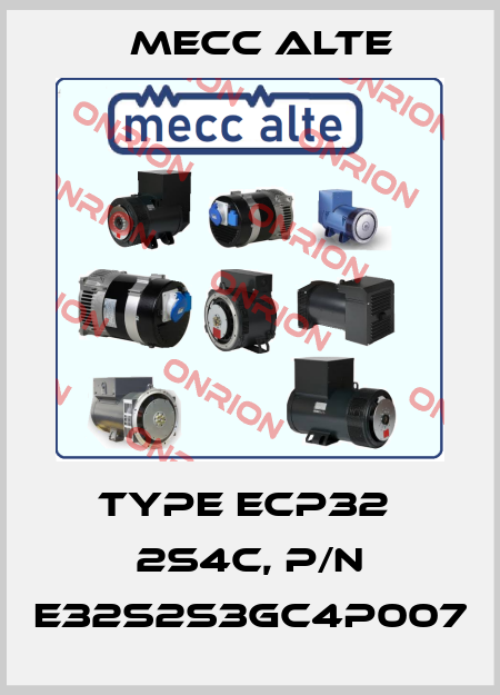Type ECP32  2S4C, P/N E32S2S3GC4P007 Mecc Alte