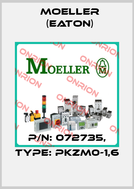 p/n: 072735, Type: PKZM0-1,6 Moeller (Eaton)