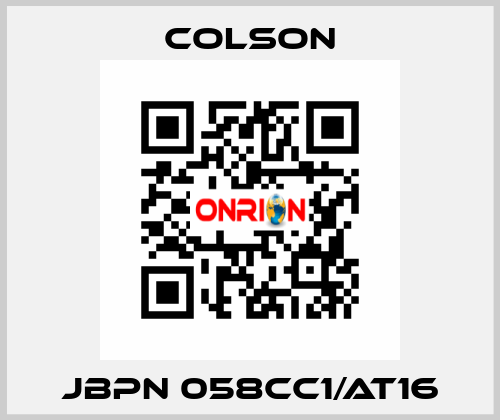 JBPN 058CC1/AT16 Colson