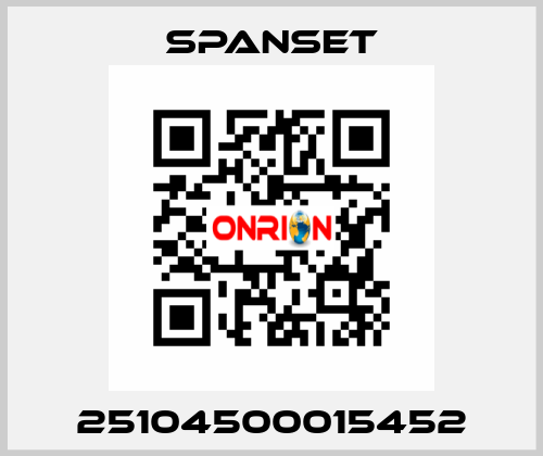 25104500015452 SpanSet