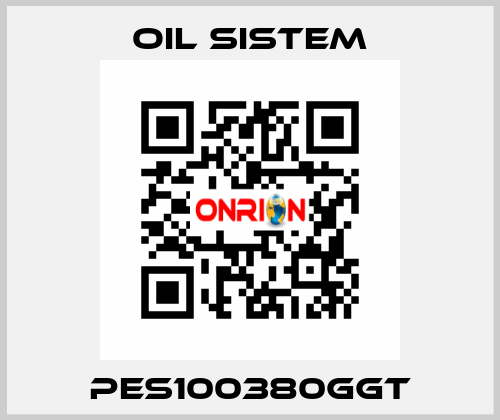 PES100380GGT Oil Sistem