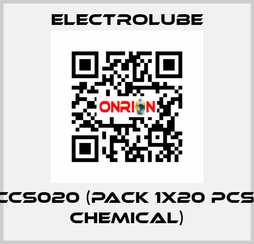 CCS020 (pack 1x20 pcs, chemical) Electrolube