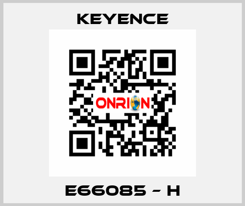 E66085 – H Keyence