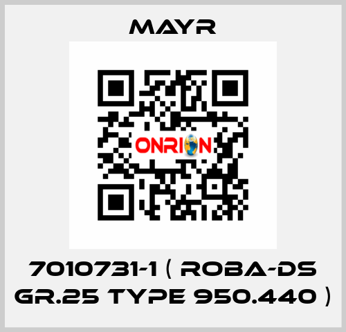 7010731-1 ( ROBA-DS Gr.25 Type 950.440 ) Mayr