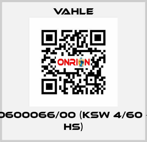 0600066/00 (KSW 4/60 - HS) Vahle