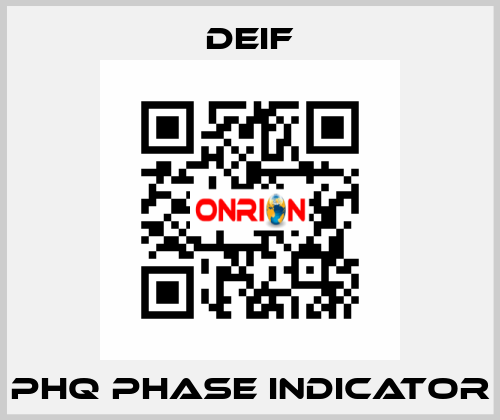 PHQ Phase Indicator Deif