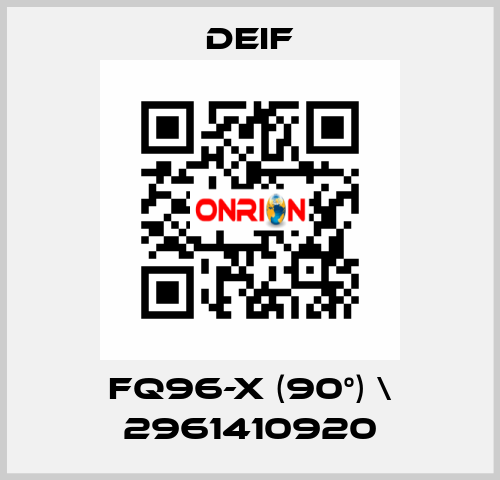 FQ96-x (90°) \ 2961410920 Deif