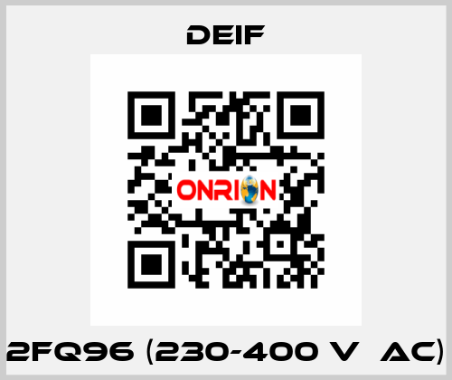 2FQ96 (230-400 V  AC) Deif