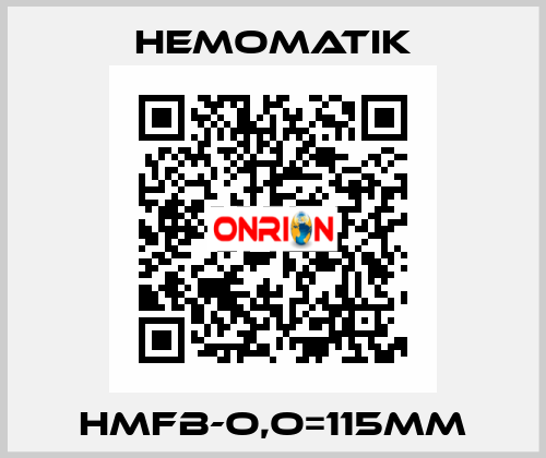 HMFB-O,O=115mm Hemomatik